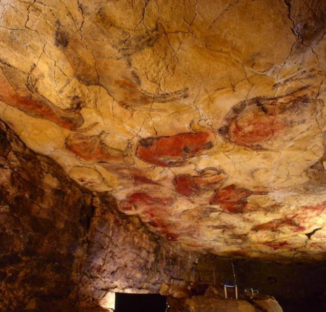 西班牙石窟壁画图片